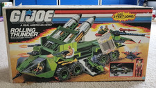 1988 GI Joe Vintage ROLLING THUNDER SEALED CONTENTS Open Box 100  Complete