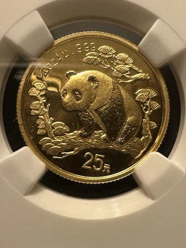1997 Chinese Gold Panda 1/4 oz — photo from the most recent tracked eBay sale