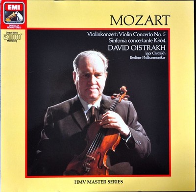 Wolfgang Amadeus Mozart, David Oistrach - Violin Concerto No 5 / Sinfonia Con...
