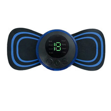Electric EMS Neck Massager Mini Cervical Back Patch Stimulator Massageador Mat P