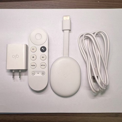 Google Chromecast with Google TV 4K - Snow Freeshipping