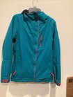 Women's Ride Snowboard Jacket Teal with pink Hoodie S — photo 1