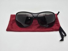 Suncloud Fantasy Gloss Black Frame Polarized Grey Lens Sunglasses w/ Case 62mm