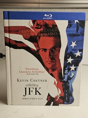 JFK Directors Cut (Blu Ray Book Packaging, 1991 2008) Kevin Costner Oliver Stone