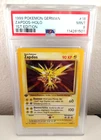 1999 Pokemon German 1st Edition Base Set - Zapdos Holo #16/102 PSA 9 Mint