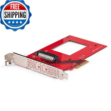 StarTech U.3 to PCIe Adapter Card PCIe 4.0 x4 for 2.5" U.3 NVMe SSDs SFF-TA-