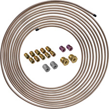 3/16" X 25' Genuine Copper-Nickel Alloy Non-Magnetic Brake Line Replacement Tubi