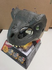 Jurassic World Rebirth T-Rex Rage N Roar Mask with LED Light up Eyes Blink NEW