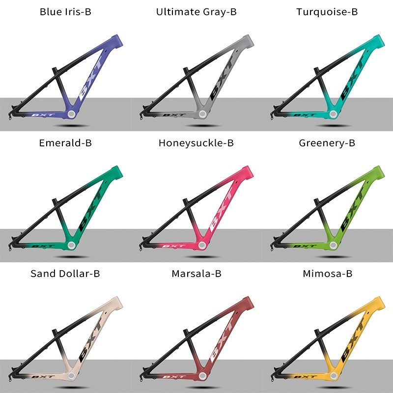 BXT 26er T1000 Full Carbon Mountain Bike Frameset 14'' MTB Bike Frame BB92
