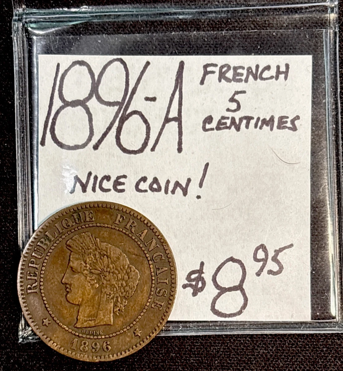 Circulated 1896 Year French Coins for sale | eBay