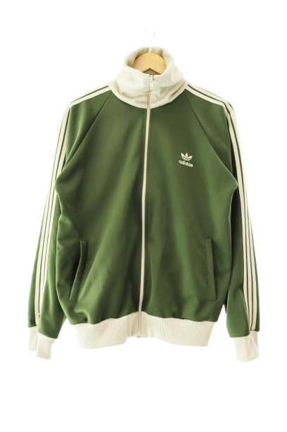 トップス adidas/DESCENTE/TREFOIL/track jacket adidas 80s DESCENTE Track Jacket Trefoil Logo Jersey M Khaki