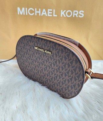 Michael KORS New Authentic Jet Set Travel Medium Signature Logo 