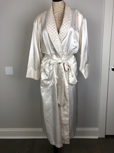 lined satin robe