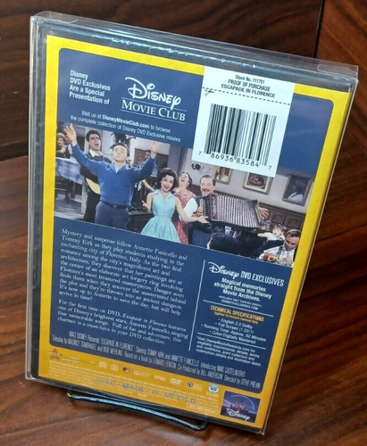 Escapade in Florence (DVD) -w/PROTECTIVE SLEEVE-NEW-Free Shipping with Tracking - Picture 4 of 8