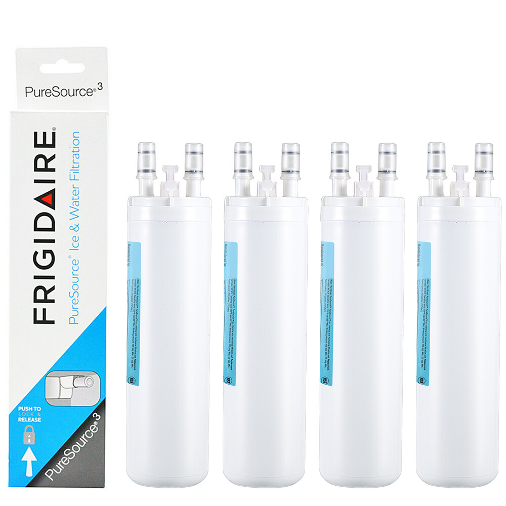 1 4PCS For Frigdaire WF3CB Pure Source 3 Refrigerator Water Filter （US