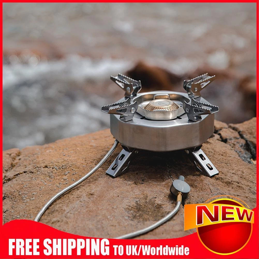 Folding Camping Gas Stove Mini Portable Outdoor Gas Stove Picnic Cooking  Furnace | eBay