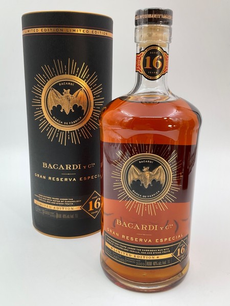 BACARDI GRAN RESERVA ESPECIAL 16 YO LIMITED EDITION 2003 RHUM RUM RON 40% 1L. 