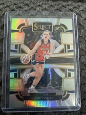 2024 Panini WNBA Select Julie Vanloo Silver Prizm Rookie Card-#57 Mystics