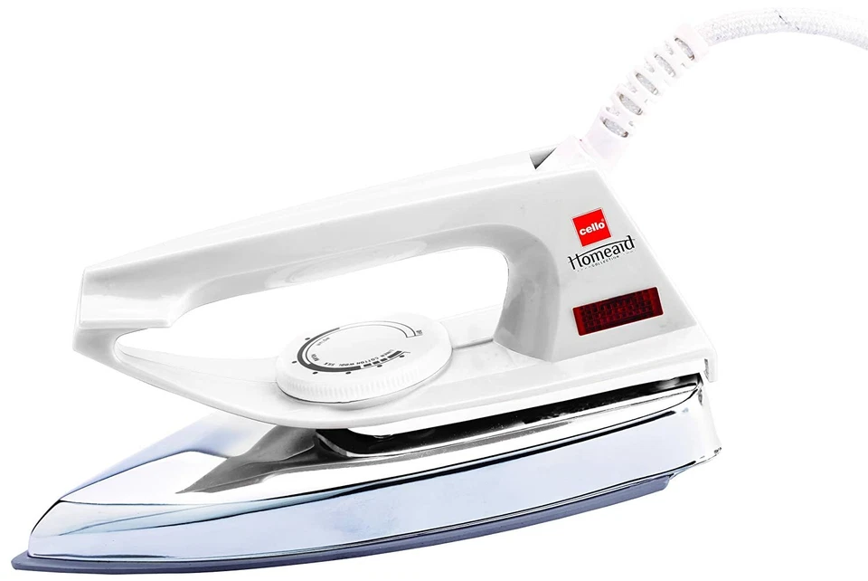 Plancha Cello Plug N Press 100 750 vatios (blanca) con enchufe universal Foto 4 de 4