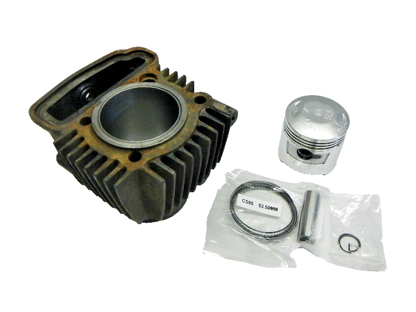 +3,50 mm BIG BORE Honda Trail 90 cilindros pistón CT90 CT 90 1966-1970 11A5N1 Foto 2 de 4