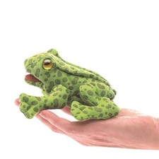 Folkmanis Fingerpuppe mini Frosch  Puppentheater Handpuppe - - - Sonderpreis