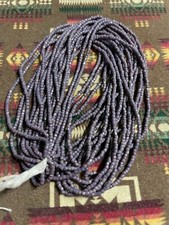 12/0 Light Purple Opague Czech Glass Seed Bead, 3 Cut