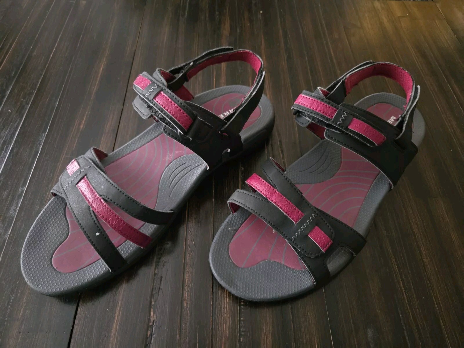 Merrell Lissum Ridge sandalo da trekking outdoor donna taglia 10 J343092C nero rosso barbabietola