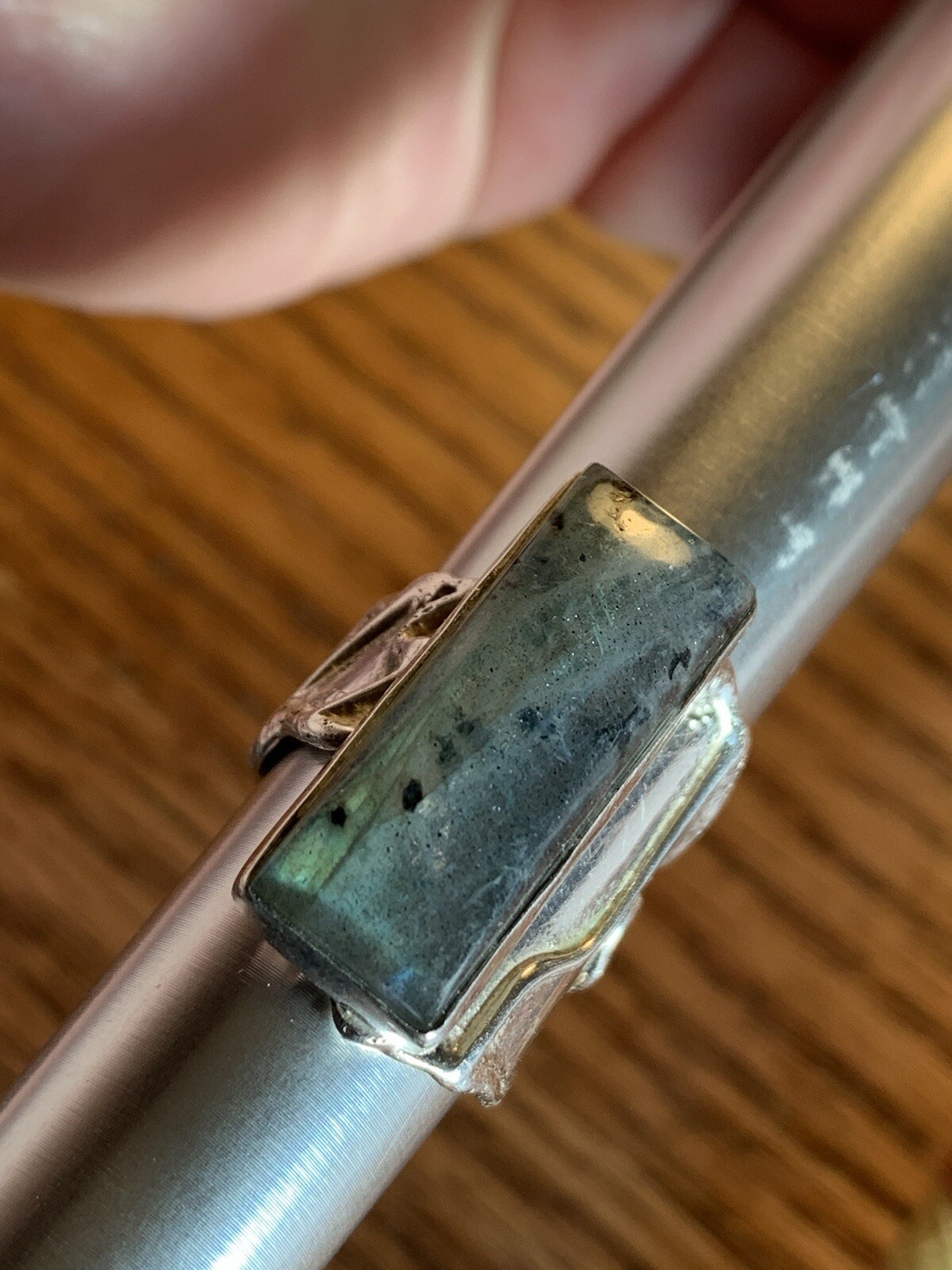 Stunning Statement Labradorite Ring, Handcrafted … - image 10