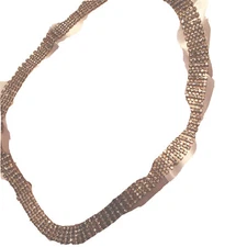 Vintage Belt Women Rhinestones Gold Metal 32 In Length 1 In Width Bling