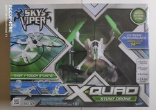 SKY VIPER X-QUAD STUNT DRONE Indoor Outdoor Flying 2.4 GHz Brand New Sealed   