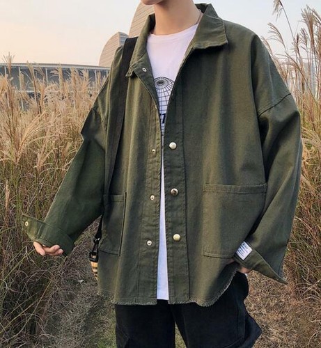mens oversized jacket style