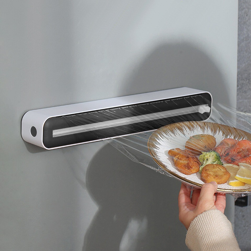 Kitchen Food Wrap Holder Wrap Dispenser Cling Dispenser Tin