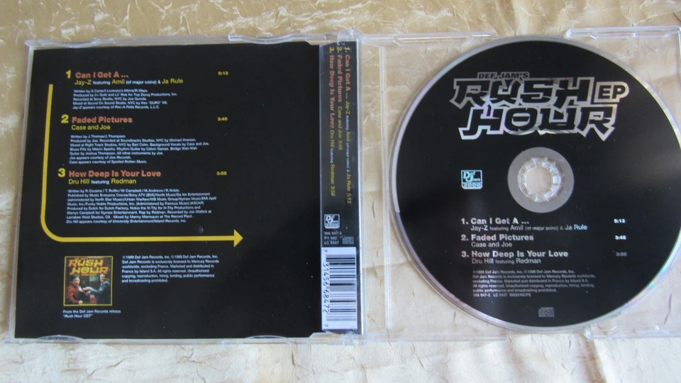 CD " Jay-Z - Can I Get A.. " Def Jam Records 1999 - Bild 3 von 4