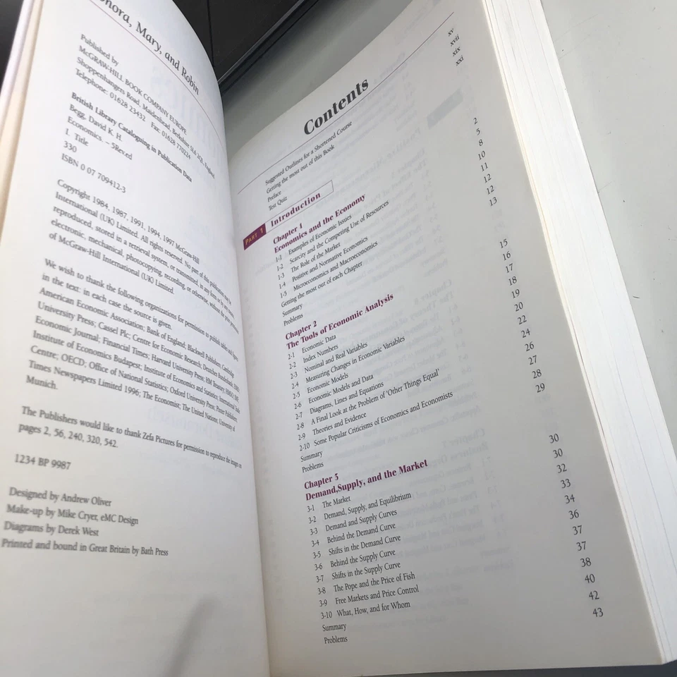 Economics By David K.H. Begg, Stanley Fischer, Rudiger Dornbusch 5th Textbook - Image 4 of 4