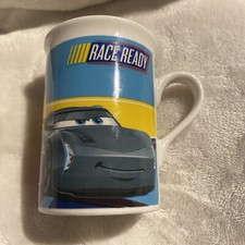 Rare DISNEY PIXAR CARS Race Ready 2017 Cup Mug Cup 8oz. Lightning McQueen