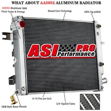 2 Row Aluminum Radiator for 2013-2018 Ram 2500 3500 4500 5500 6.7L L6
