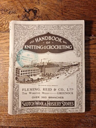 1920's Handbook of Knitting & Crocheting - Scotch Wool & Hosiery Stores patterns - Afbeelding 1 van 9