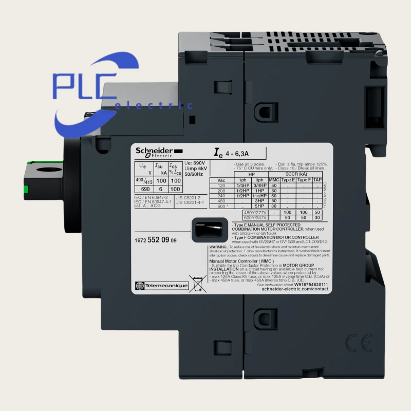 GV2P04 1PC Novo Schneider Manual Starter e Protetor alça rotativa GV2P04 - Imagem 2 de 3