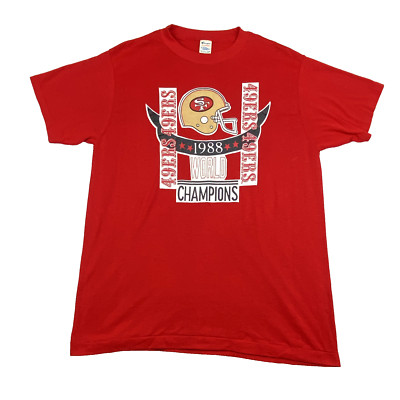 Champion Vintage 49ers Super Bowl Shirt Adult XL San Francisco XXIII Knitwear US