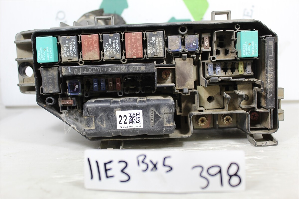 TA6A0 HONDA ACCORD 2008-2012 Fusebox Fuse Box Relay Module OEM 1M8 398 B8