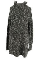 Lucky Brand Size 2x Multi-color Women's Sweater Black Cotton - on sale Lucky Brand Size 2x Multi-color Women's Sweater Black Cotton - on sale