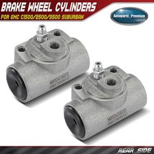 2x Rear Left Right Drum Brake Wheel Cylinder For Gmc C150025003500 Suburban 2x Rear Left Right Drum Brake Wheel Cylinder For Gmc C150025003500 Suburban