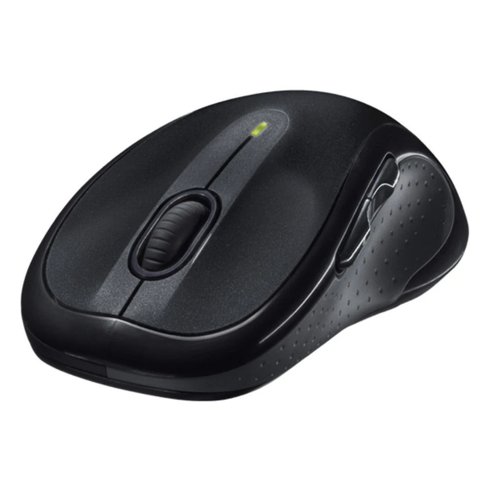 Logitech M510 Wireless Laser Mouse Dark Grey Includes USB Receiver & Batteries - Image 4 of 4