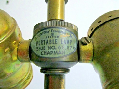 Matching Pair of Chapman 40" Brass Candlestick Buffet Lamps Hollywood Regency - Picture 11 of 12