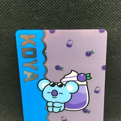 Koyo BT21 BTS plastic card Very Rare Bandai Japanese Japan F/S 001