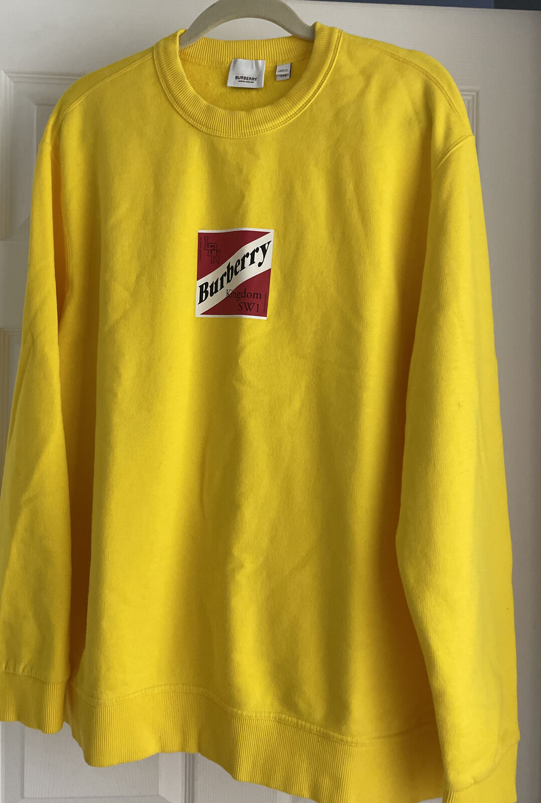 Burberry Yellow sweatshirt. Authentic and unique.… - image 1