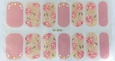 Color Gel  Nail Polish Strips . ZX3510.  . Read Description Below