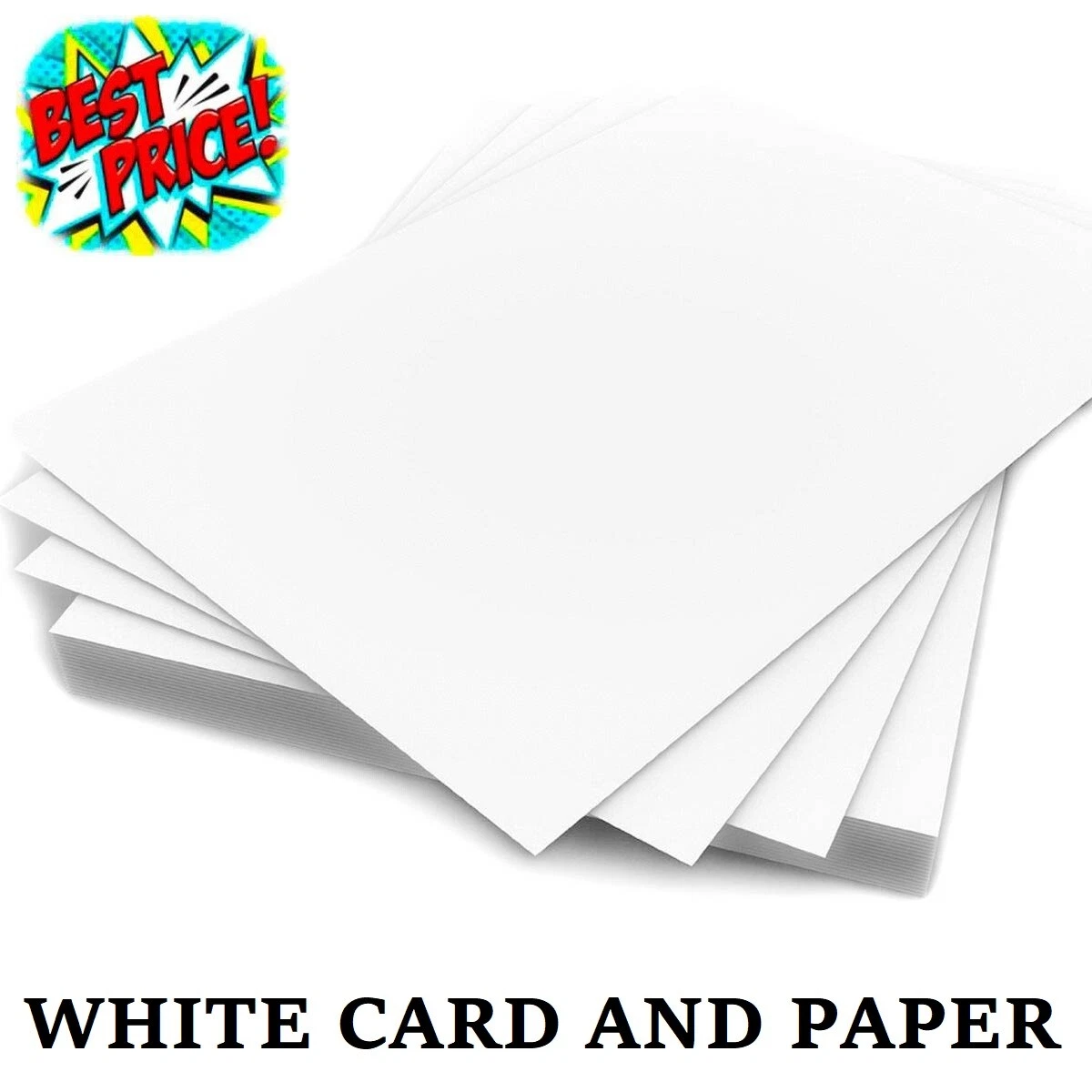 WHITE CARD MAKING THICK PAPER COPIER PRINTER SHEETS 300GSM CRAFTS A6 A5