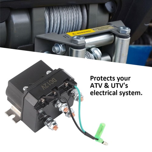 Winch Solenoid Relay Contactor, 12V 250A Solenoid Relay for ATV UTV 1500‑5 - Picture 3 of 9