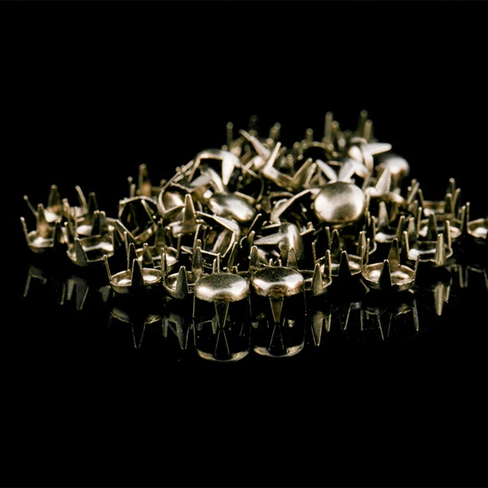 2-16mm Punk Studs Claw Back Spike Rivets DIY Leather Crafts Clothes Jackets Bags - Image 4 of 4